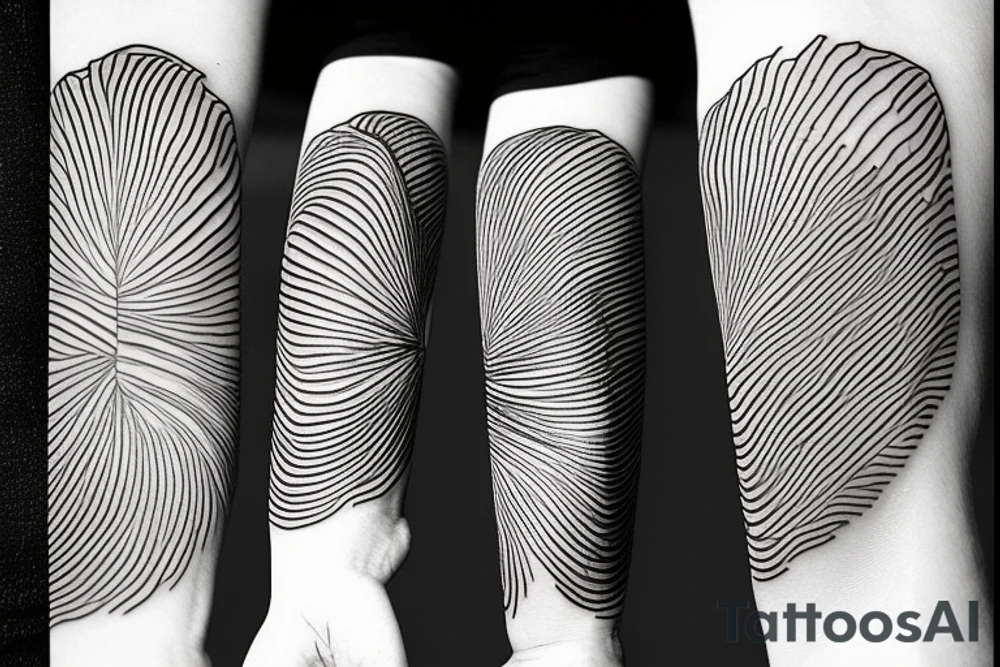 brush strokes tattoo idea
