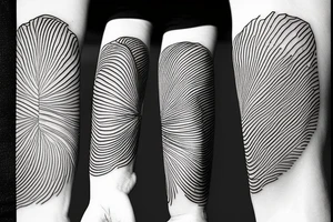 brush strokes tattoo idea