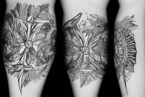 brush strokes tattoo idea