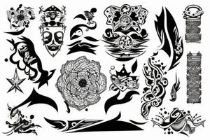 Kota Kinabalu and kuala lumpur tattoo idea