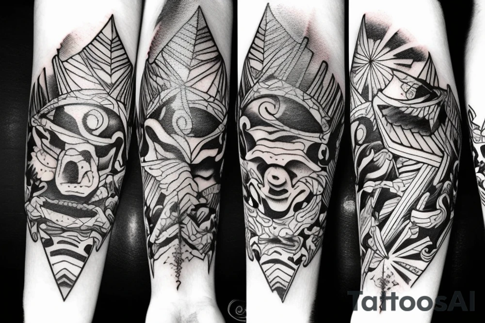 mount kinabalu tattoo idea