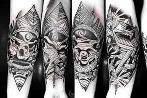 mount kinabalu tattoo idea