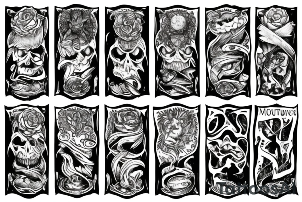 mountain tattoo idea