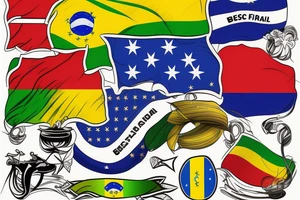 Brazilian flag tattoo idea