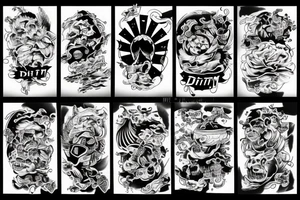 night street, drift, japan tattoo idea