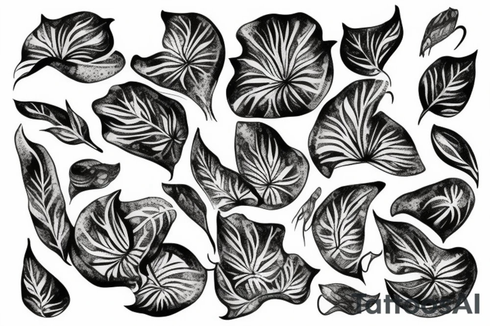 floral design of rafflesia tattoo tattoo idea