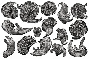 floral design of rafflesia tattoo tattoo idea