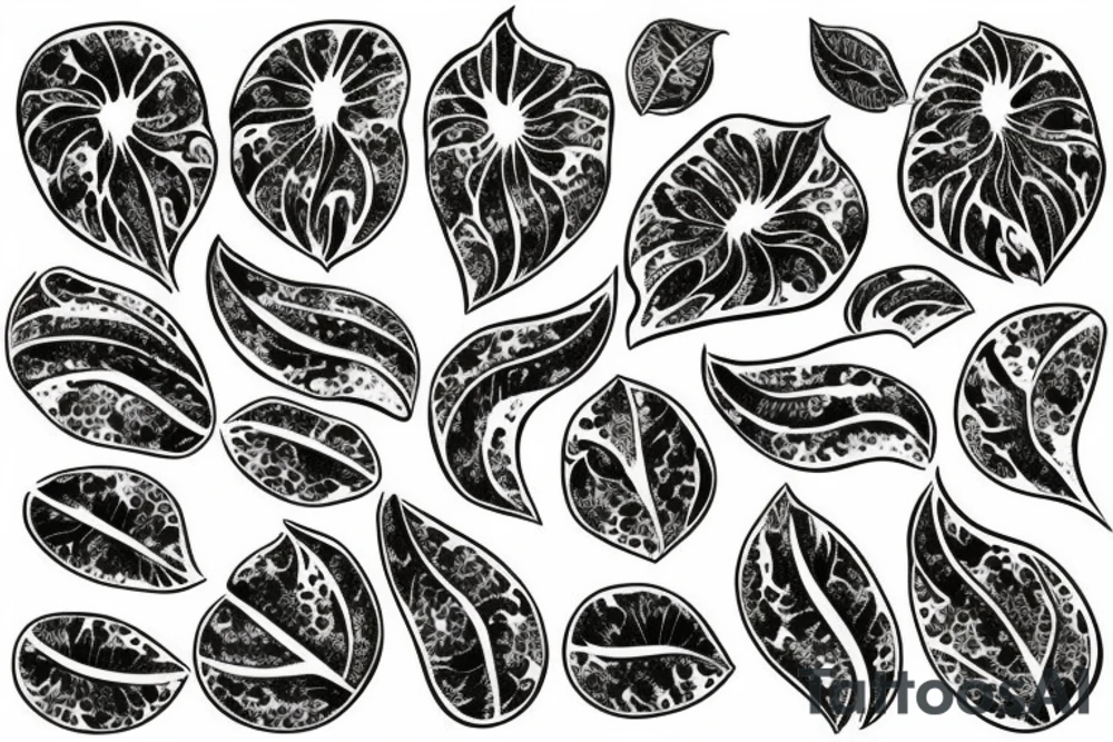 floral design of rafflesia tattoo tattoo idea