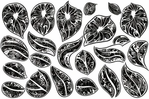 floral design of rafflesia tattoo tattoo idea