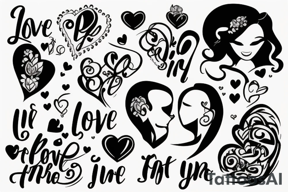 love is in the air tattoo idea
