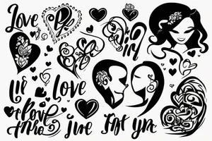 love is in the air tattoo idea
