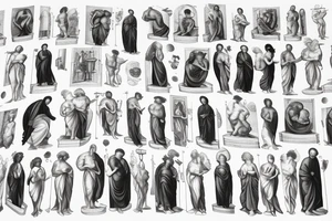 The school of athens but with einstein, 
planck, curie, galileo tattoo idea