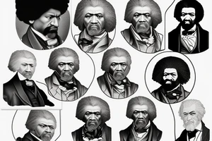 Frederick douglass portrait tattoo idea