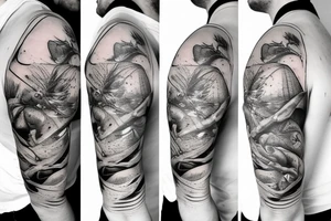 Crab clock tattoo idea
