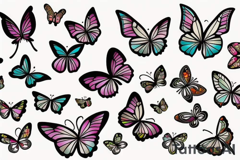 Flowers
Butterflies 
T tattoo idea