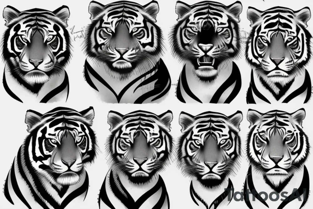 Tiger tattoo idea