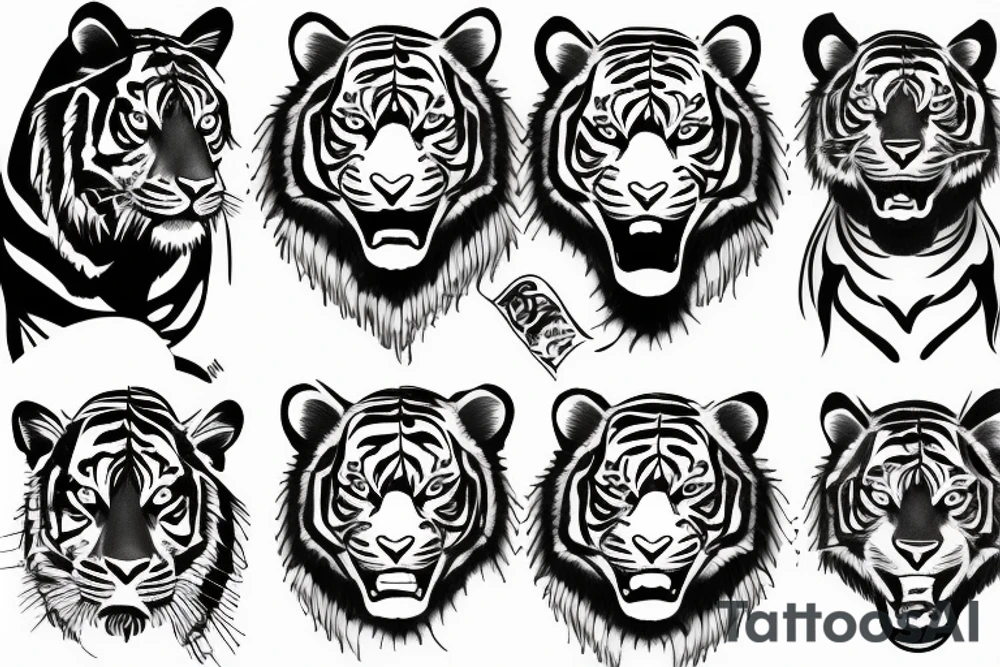 Tiger tattoo idea