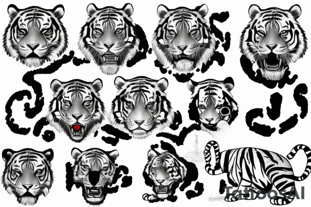 Tiger tattoo idea