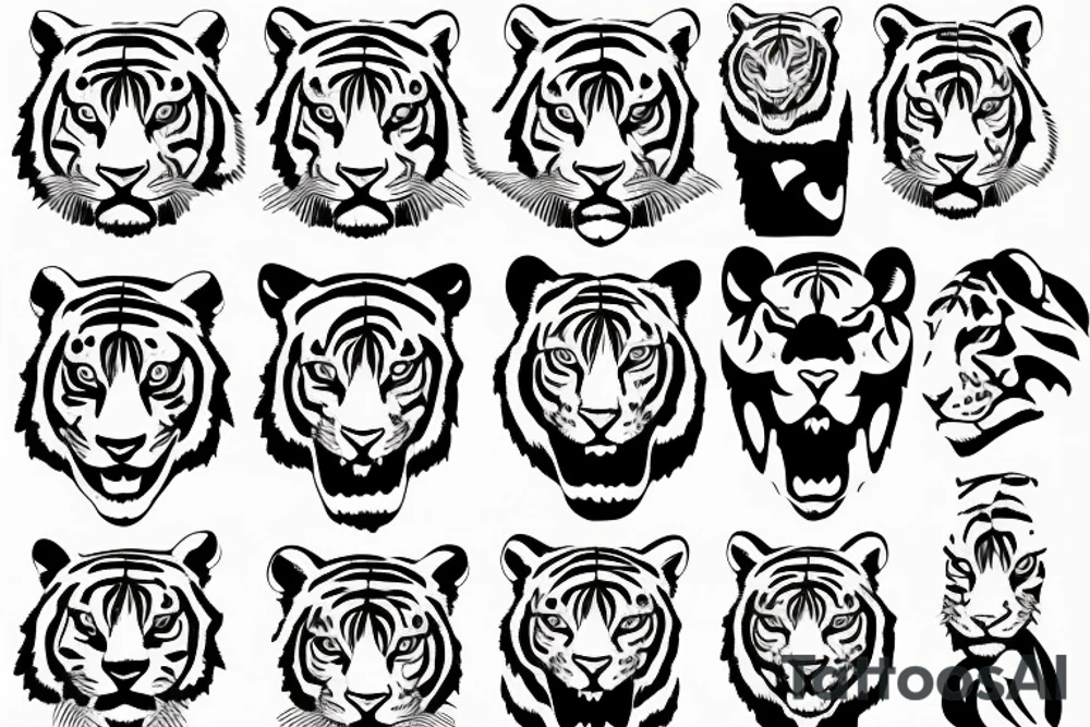 Tiger tattoo idea