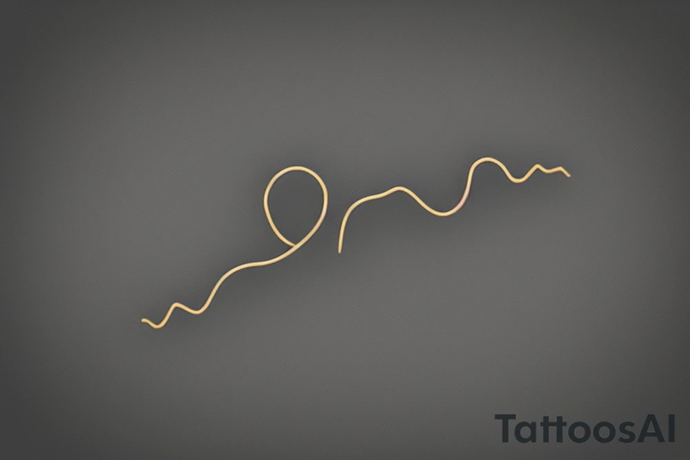 a simple, yet striking soundwave design. The soundwave could be made up of a series of peaks and valleys that are spaced closely together, symbolizing the close bond between your friend group. The soundwave could be rendered in black ink, with the words "peaking together" written in a stylish, cursive font underneath. tattoo idea
