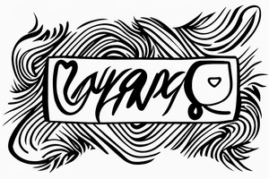 A soundwave made up of a series of peaks and valleys 
with the words "peaking together" written in a stylish, cursive font underneath. tattoo idea