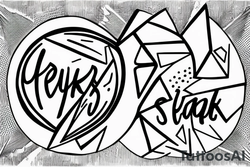 A soundwave made up of a series of peaks and valleys 
with the words "peaking together" written in a stylish, cursive font underneath. tattoo idea