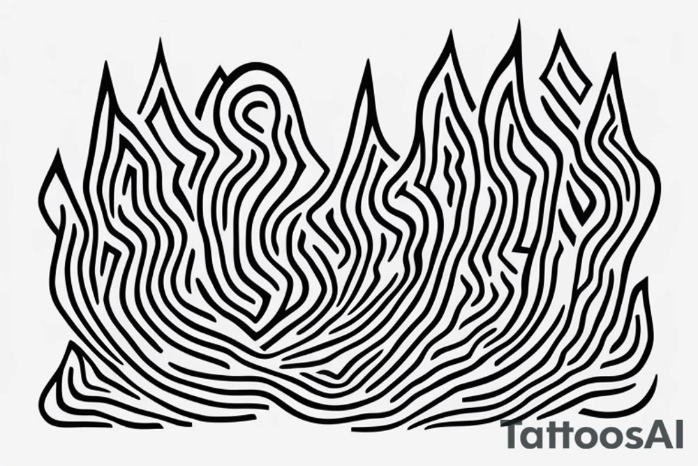 A soundwave made up of a series of peaks and valleys 
with the words "peaking together" written in a stylish, cursive font underneath. tattoo idea