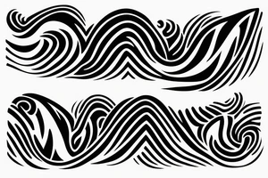 A soundwave made up of a series of peaks and valleys 
with the words "peaking together" written in a stylish, cursive font underneath. tattoo idea