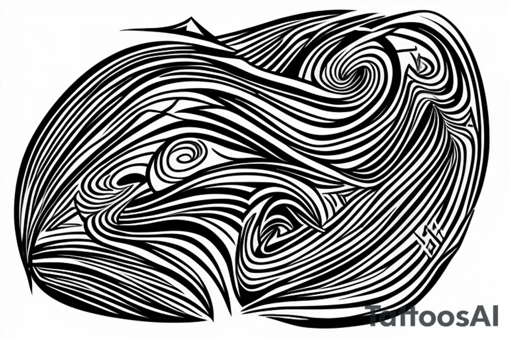 A soundwave made up of a series of peaks and valleys 
with the words "peaking together" written in a stylish, cursive font underneath. tattoo idea