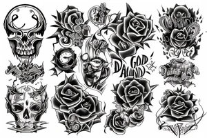 duality good vs bad tattoo idea