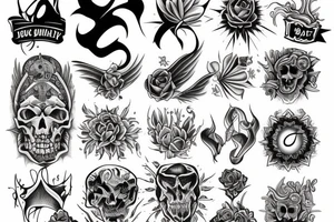 duality good vs bad tattoo idea