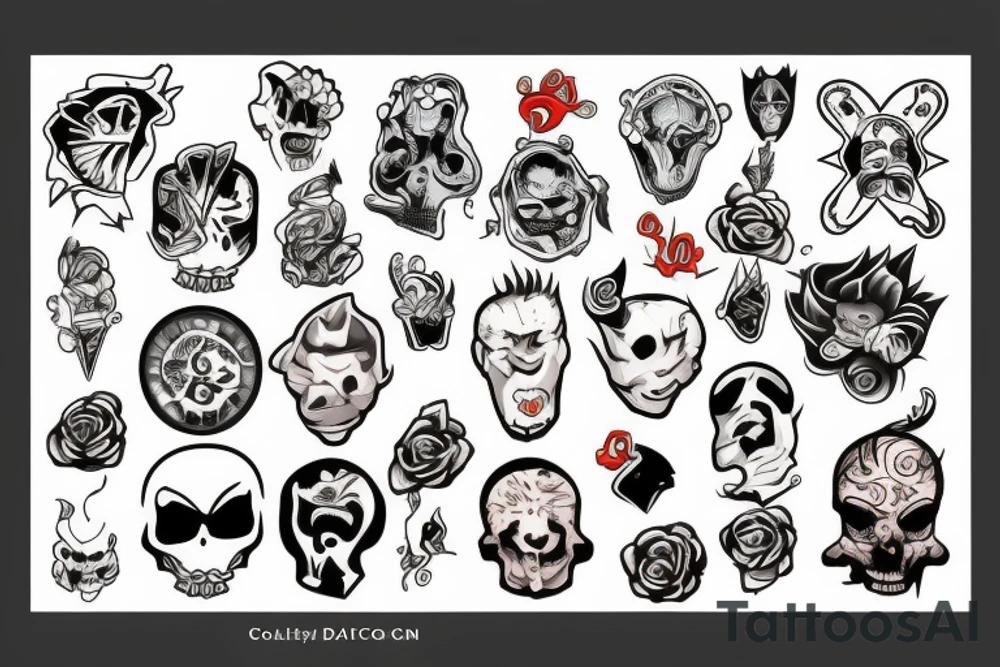 duality good vs bad tattoo idea