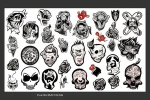 duality good vs bad tattoo idea