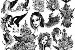 216 with an Angel tattoo idea