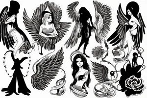 216 with an Angel tattoo idea