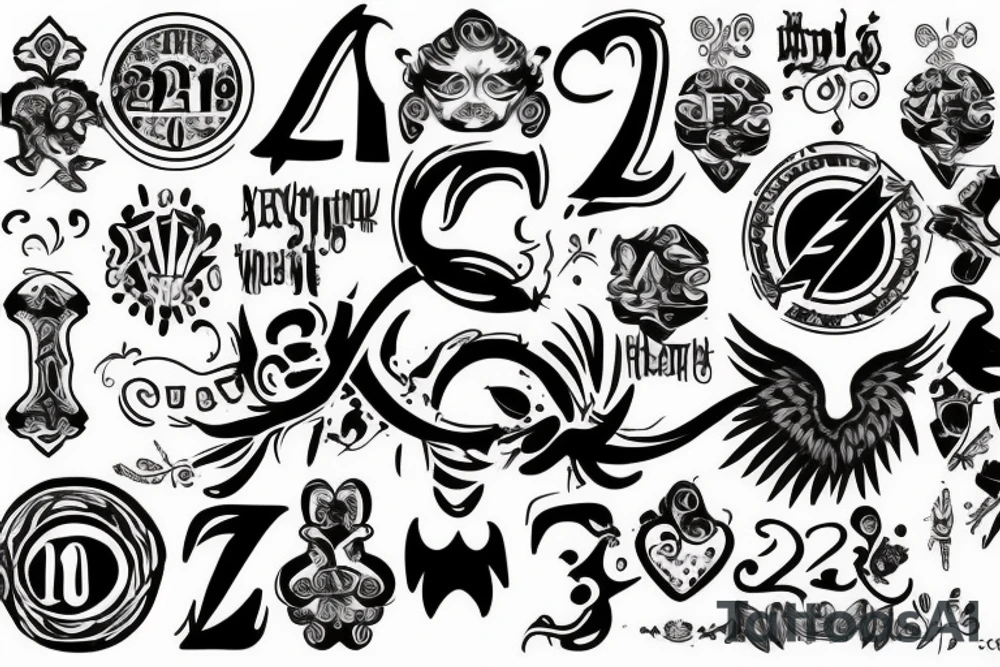 216 the number protected by an angel tattoo idea