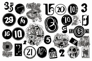 216 the number tattoo idea