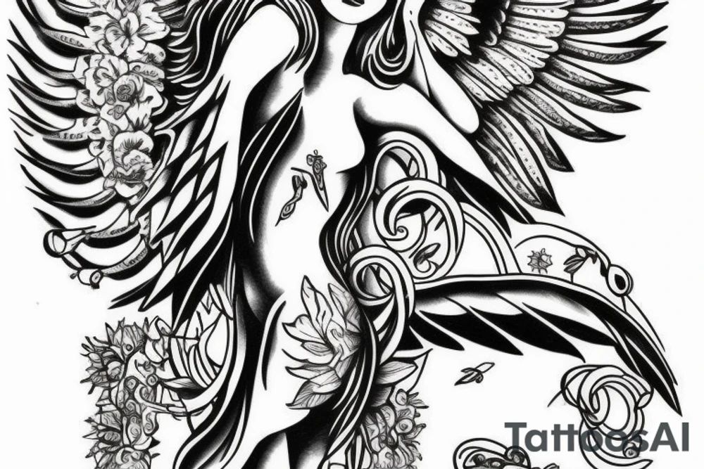 216 on an Angel tattoo idea
