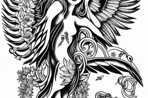 216 on an Angel tattoo idea