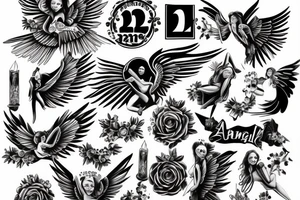 216 on an Angel tattoo idea