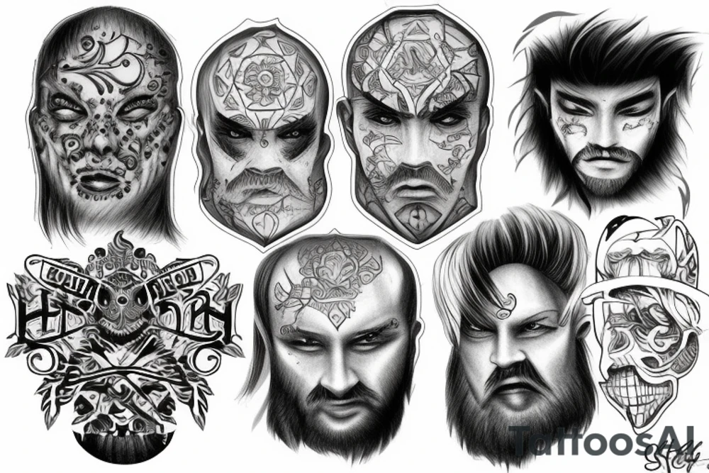 heagon grid tattoo idea