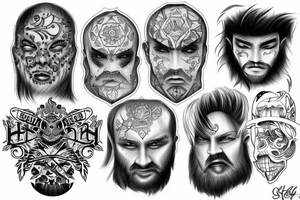 heagon grid tattoo idea