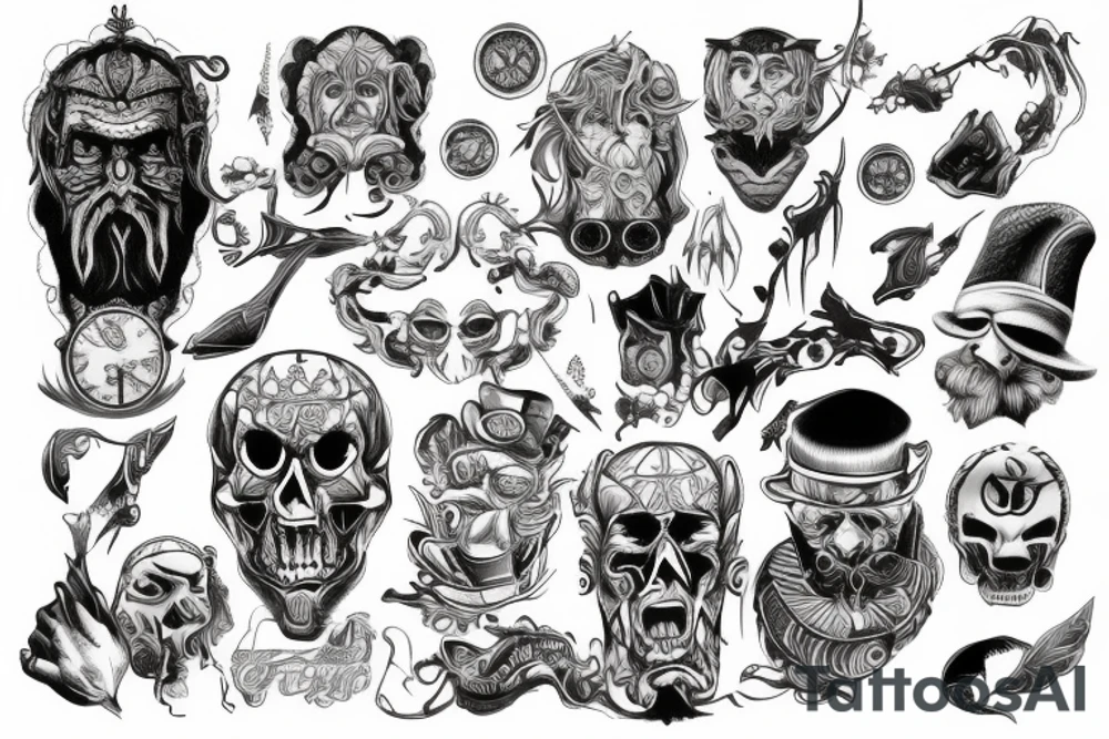 heagon grid tattoo idea