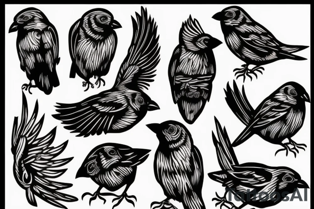 grateful dead bird song crow tattoo idea