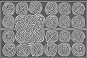 a Celtic knot in a hexagon tattoo idea