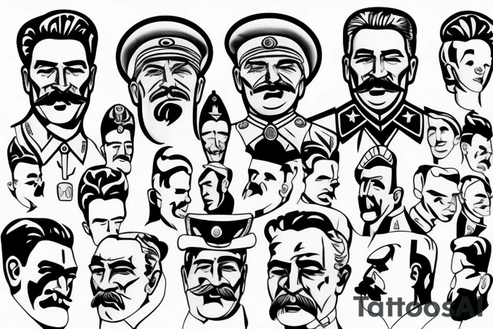 Joseph Stalin tattoo idea