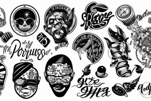 The Pursuit of happiness tattoo idea