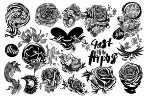 The Pursuit of happiness tattoo idea