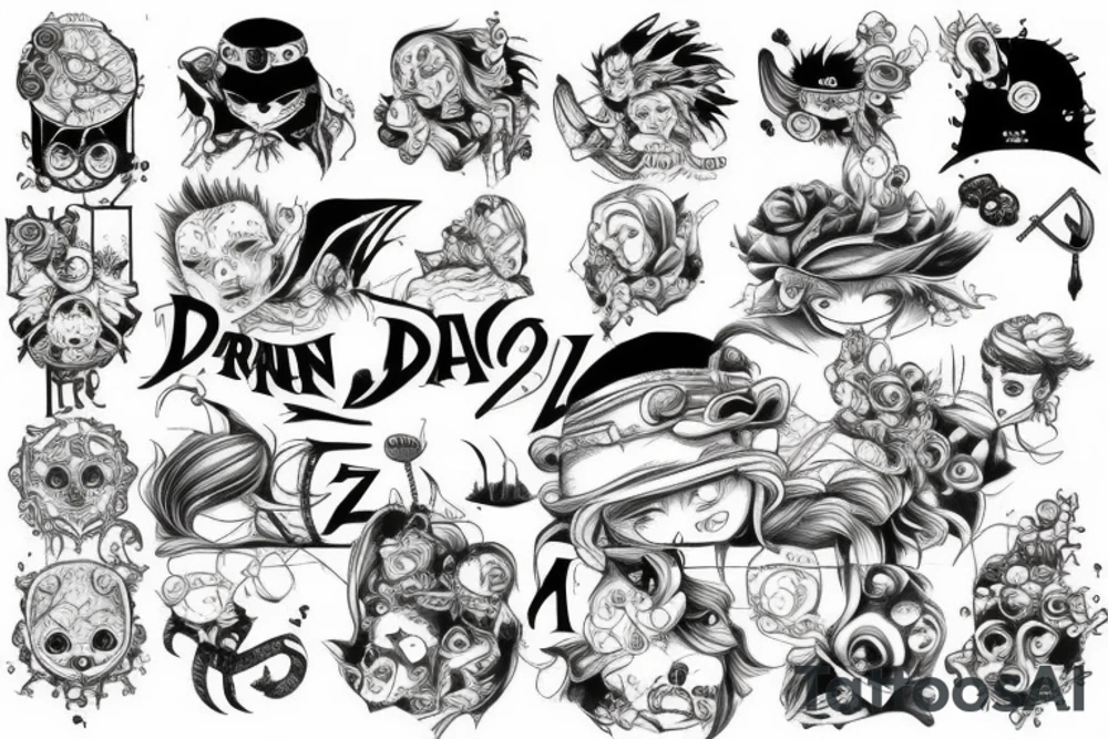 Drain on one stroke tattoo idea