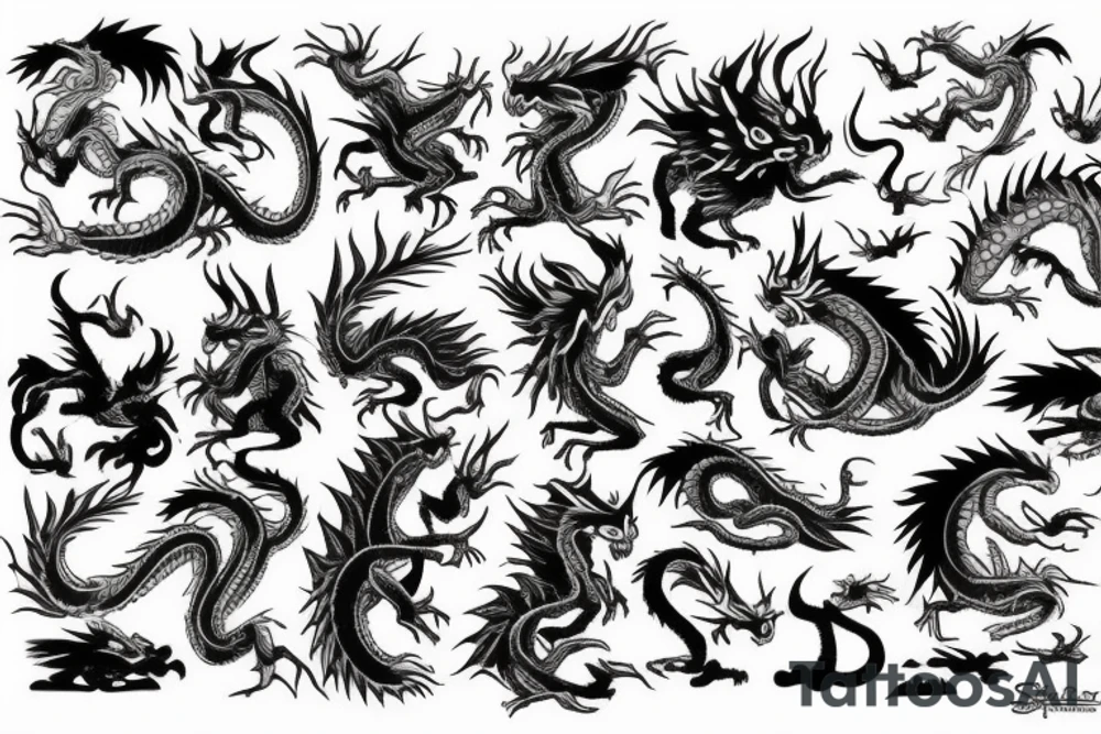 Dragon tattoo idea